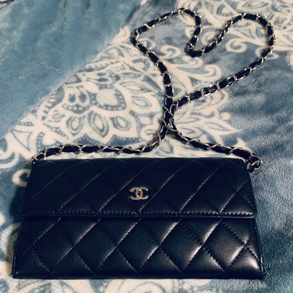 CHANEL Handbags - Chanel Long Flap Black classic wallet